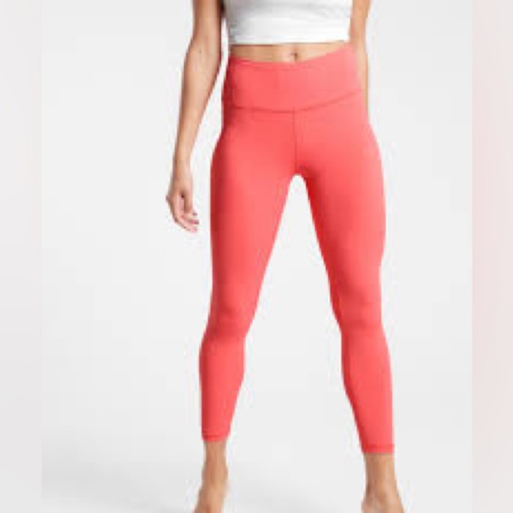 Athleta Coral Pink Leggings